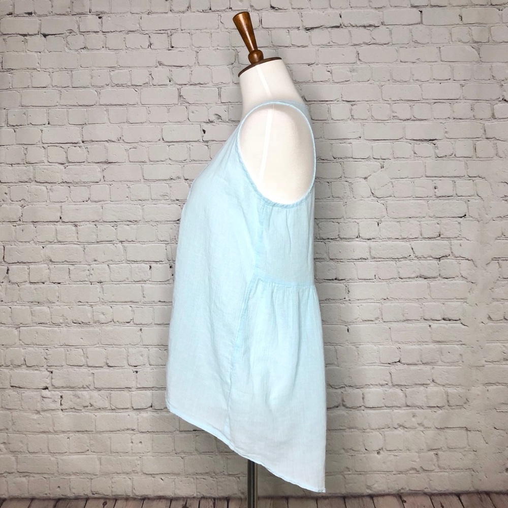 BP. Blue High Low Tank Top - Picture 3 of 6
